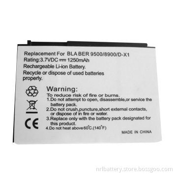 3.7V/1,400mAh Rechargeable Lithium-polymer Mobile Phone Battery for RIM's BlackBerry